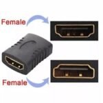 Converter Adapter HDMI Female to HDMI Female Cewek Betina Sambungan Perpanjang Kabel Konverter Adaotor - Image 2