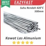 Kawat Las Almunium Suhu Rendah 50cm 1.8mm 2mm 2.5mm Low Temperature Aluminium Aluminum Tambal Flux Brazing Gas Torch