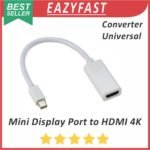 Converter Adapter 4K Mini DP Display Port Male to HDMI Female Konverter DisplayPort Mac Macbook