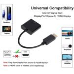 Converter Adapter 4K DP Display Port Male to HDMI Female Konverter DisplayPort Video VGA Full HD - Image 2