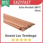 Kawat Las Tembaga Suhu Rendah 50cm 1.5mm 2mm Low Temperature Tambal Pipa Pipe Flux Brazing Gas Torch