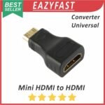 Converter Adapter Mini HDMI Male to HDMI Female Konverter Gold Plated Video VGA Full HD 1080P