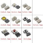 Tactile Push Button Switch Key SMD 6x6x3mm 4P 5P 4 5 Pin Kaki 6 x 6 x 3 3.1 mm Saklar Tombol Tact Micro - Image 2
