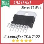 IC Audio Power Amplifier TDA7377 TDA 7377 Transistor Chip Ampli Speaker Aktif Sound System HiFi