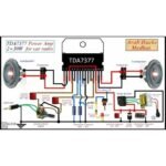 IC Audio Power Amplifier TDA7377 TDA 7377 Transistor Chip Ampli Speaker Aktif Sound System HiFi - Image 2