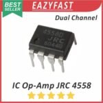 IC Dual Op Amp Low Noise JRC4558 JRC 4558 D DIP Transistor Chip JRC4558D Operational Amplifier Ampli OpAmp