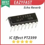 IC Efek PT2399 PT 2399 Effect Mic Delay Echo Reverb Audio Processor PTC Transistor Chip DIP