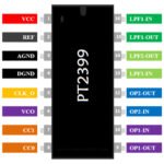 IC Efek PT2399 PT 2399 Effect Mic Delay Echo Reverb Audio Processor PTC Transistor Chip DIP - Image 2