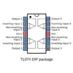 IC Quad JFET Op Amp TL074 TL 074 CP ST DIP Transistor Chip TL074CP TL074ST Operational Amplifier Ampli OpAmp - Image 2