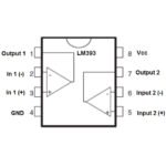 IC Dual Op Amp LM393 LM 393 P N DIP Transistor Chip LM393N LM393P Voltage Comparator Operational Amplifier OpAmp - Image 2
