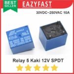 Relay 10A 12V Coil Drive 5 Pin Single Pole Double Throw SPDT