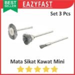 Sikat Kawat Besi Mini Grinder Wire Brush Dremel Grinding Drill