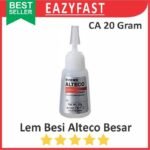 Lem Besi Cair Alteco Botol Besar 20gr G CA Korea Super Power Glue Instant Adhesive Tetes Dewa Setan