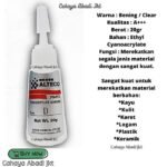 Lem Besi Cair Alteco Botol Besar 20gr G CA Korea Super Power Glue Instant Adhesive Tetes Dewa Setan - Image 3