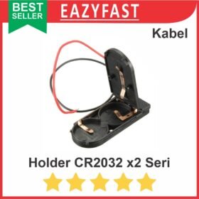 Kotak Rumah Tempat Dudukan Baterai Isi 2 Seri 2x CR2032 CR 2032 x2 Case Battery Holder