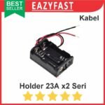 Holder Baterai 2x 23A 23 A x2 2 Seri Kotak Tempat Rumah Dudukan