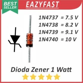 Dioda Zener Diode 1 Watt 1W 7.5V 8.2V 9 9.1V 10V 1N4737 1N4738 1N4739 1N4740 7.5 8.2 9 9.1 10 V Volt 1W