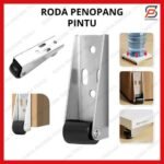 Roda Ban Bantu Penopang Pintu Peninggi Penyangga Pintu Turun Geser Sliding Door Wheel Rail - Image 3