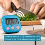 Timer Countdown Alarm Digital Dapur Masak Jam Hitung Mundur Kitchen Cook Cooking Clock Stopwatch DOL - Image 2