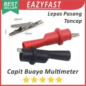 Converter Capit Buaya Probe Kabel Avo Multimeter Plug and Play PNP Quick Release Multi Tester Meter