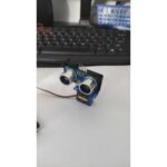 Bracket Case Casing Box Sensor Jarak Ultrasonic HC-SR04 SR04 Ping Vertikal Horizontal Servo SG90 Berdiri Slim Compact Dudukan Holder - Image 2