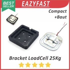 Bracket Dudukan Sensor Berat Timbangan Loadcell Load Cell 25 Kg Compact Case Arduino Compatible