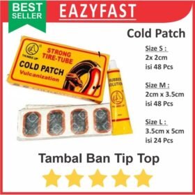 Tambal Ban Tip Top Cold Patch Paket Set Lem S M L Thumbs Up Cap Jempol