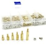 Spacer PCB Besi Kuningan M3 Set 180 Pcs Kaki Metal Mur Baut 3mm 4-12mm - Image 3