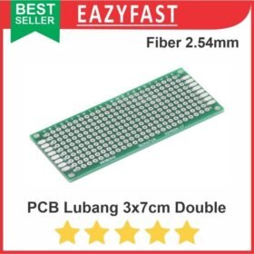 PCB Lubang IC 3x7 3x7cm Double Layer Bolong Titik Matrix Fiber FR4