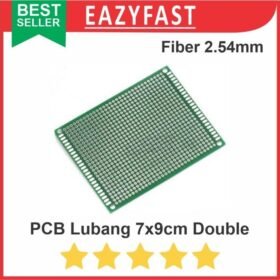 PCB Lubang IC 7x9 7x9cm Double Layer Bolong Titik Matrix Fiber FR4