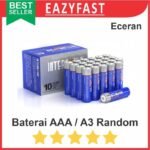 Baterai AAA A3 Remote TV Merk Random Satuan Eceran bkn ABC Alkaline