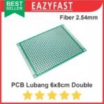 PCB Lubang IC 6x8 6x8cm Double Layer Bolong Titik Matrix Fiber FR4