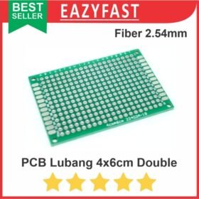 PCB Lubang IC 4x6 4x6cm Double Layer Bolong Titik Matrix Fiber FR4