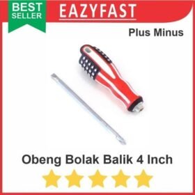 Obeng Bolak Bulak Balik Plus Minus Min Besar 4 Inch 4- 2 Way Amerika