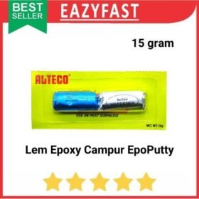 Lem Epoxy AB Campur EpoPutty Epo Putty Dempul Besi Tambal 15 gr 15gr