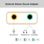 Converter Adapter USB Type C to Jack Socket Audio Aux Mic 3.5mm Soundcard Sound Card Headset 3.5 mm Konverter Universal MU1 - Image 2