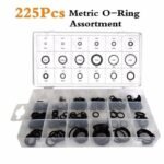O Ring Oring mm Set Pack 225 Pcs Karet Seal Rubber Gasket Washer Black - Image 2
