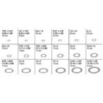 O Ring Oring mm Set Pack 225 Pcs Karet Seal Rubber Gasket Washer Black - Image 4
