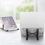 Stand Laptop Tab Aluminium Alumunium Alloy Lipat Portable Dudukan - Image 2