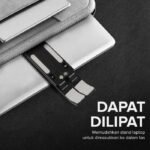 Stand Laptop Tab Aluminium Alumunium Alloy Lipat Portable Dudukan - Image 3