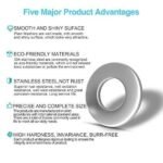 Ring Plat Stainless Set Kit 360 Pcs Steel Flat Washer Gasket Baut Oli M2 M2.5 M3 M4 M5 M6 M8 M10 - Image 3
