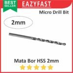 Mata Bor Micro Drill Bits HSS 2mm 2 2.0 mm Straight Shank