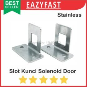 Lubang Selenoid Door Lock Guide Female Kunci Pintu Elektrik Otomatis RFID Solenoid