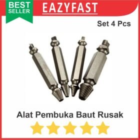 Screw Extractor Remover Alat Pembuka Cabut Copot Mur Baut Rusak Doll Dol Los Loss
