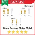 Skun Kabel Gepeng Motor Mobil Male Female Cover Karet Socket Terminal