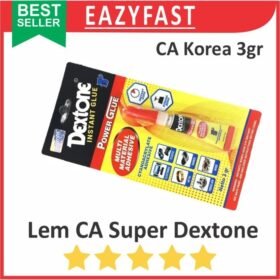 Lem Besi Cair G CA Korea Dextone Alteco 110 Power Super Glue Tube Renceng Instant Kecil 3gr 3 gr gram Adhesive