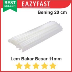 Refill Lem Tembak Lilin Bakar Batang Besar 11mm 1cm Putih Glue Gun Stick White