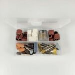 Mata Gerinda Mini Paket Set 92 Pcs Amplas Cutting Cut Tuner Sikat Wool Polish Fiber Grinding Bor - Image 2