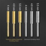 Mata Bor Tuner Mini x6 Diamond 3mm Silinder Rata Ukir Kikir Grafir Engrave Die Grinder IC MMC EMMC - Image 3