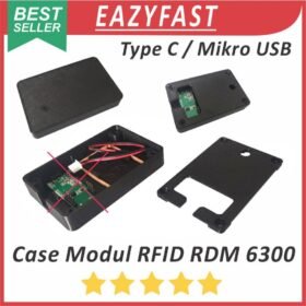 Casing Modul Reader Kartu RFID RDM6300 Module Case Kotak Rumah Holder Box Tempel RF ID Card RDM 6300